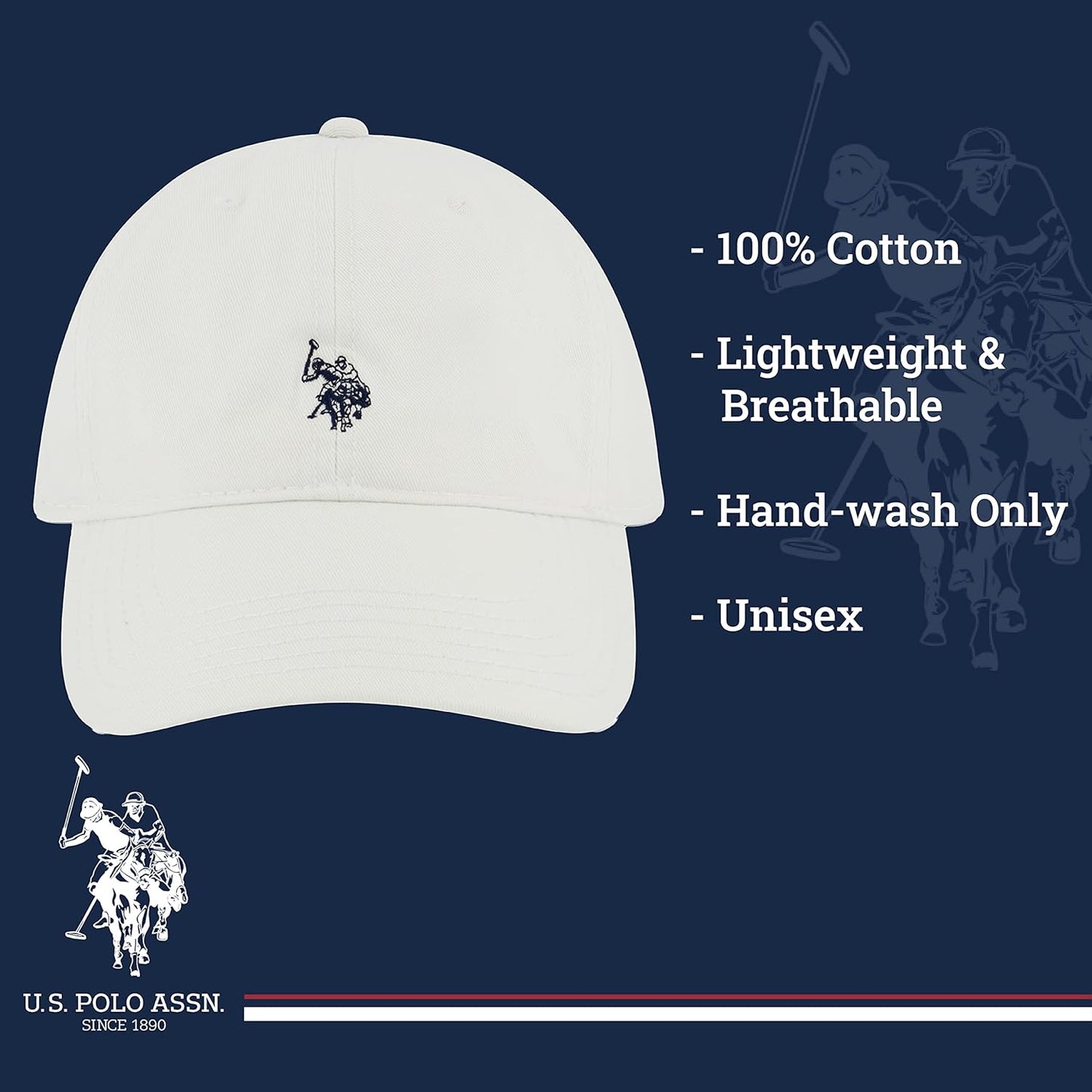 U.S. Polo Assn. Washed Twill Baseball Cap