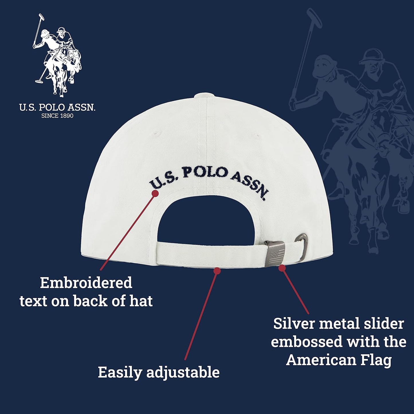 U.S. Polo Assn. Washed Twill Baseball Cap