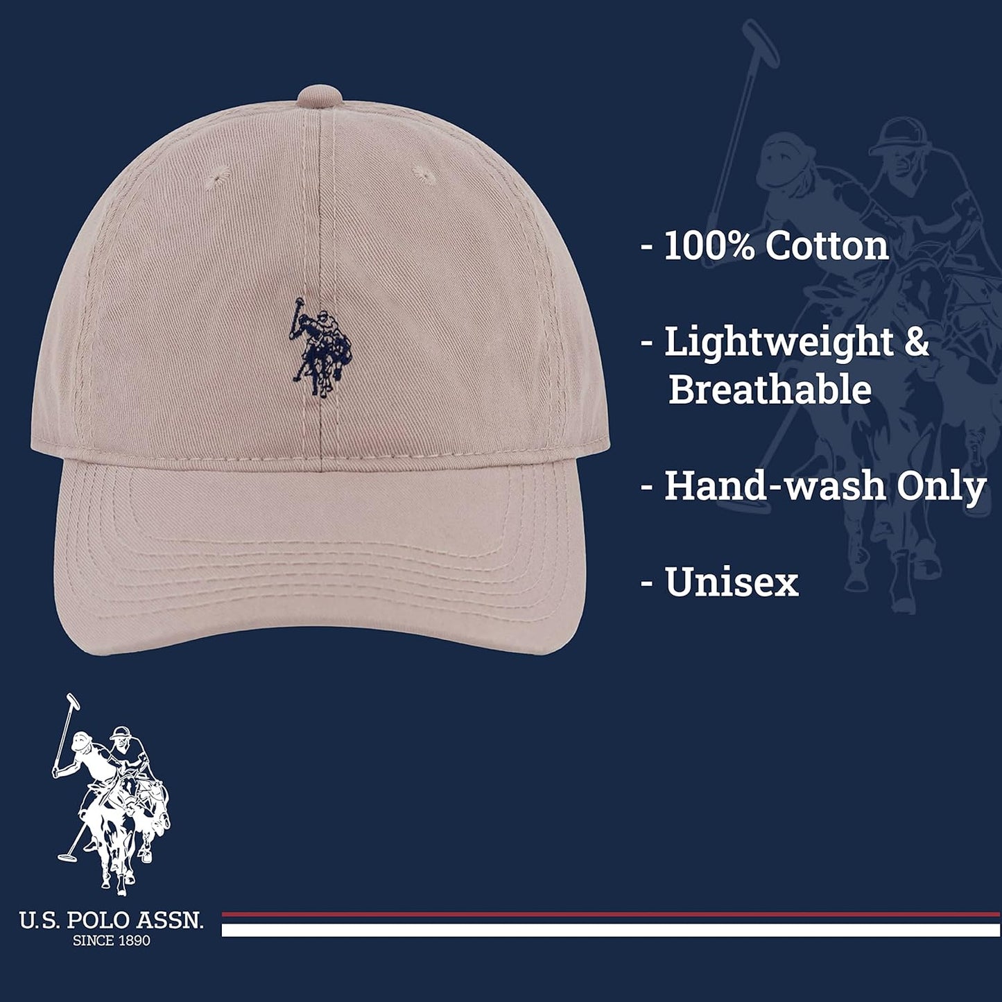 U.S. Polo Assn. Washed Twill Baseball Cap