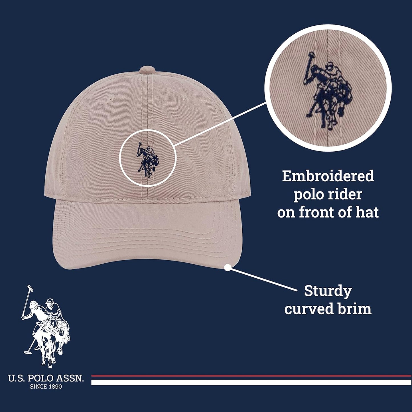 U.S. Polo Assn. Washed Twill Baseball Cap