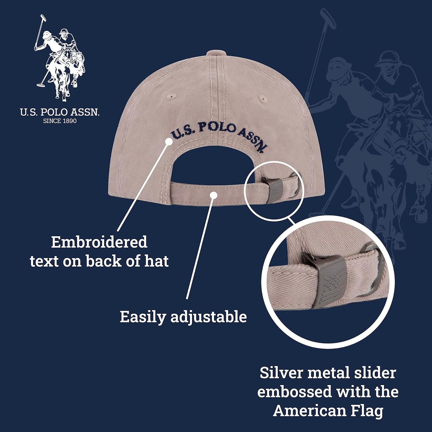 U.S. Polo Assn. Washed Twill Baseball Cap