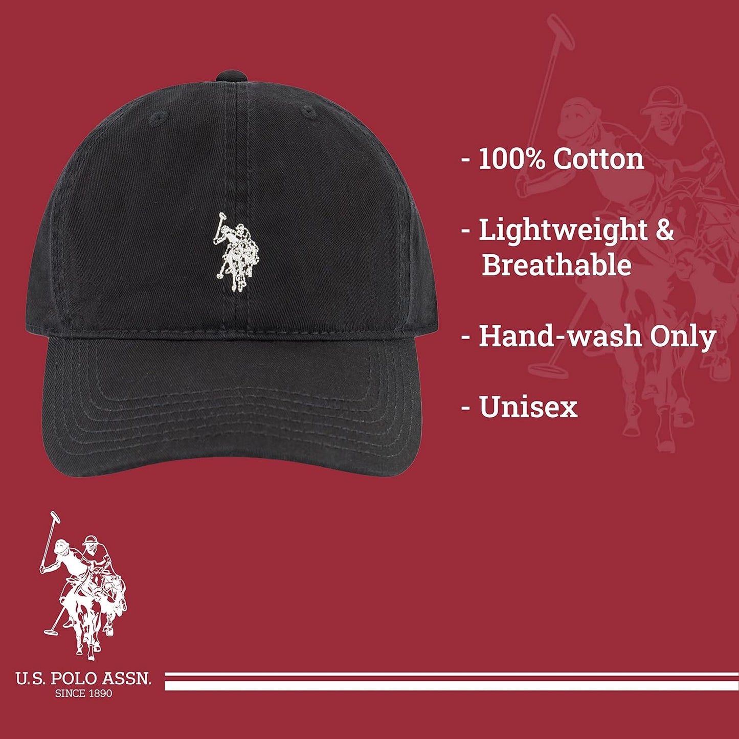 U.S. Polo Assn. Washed Twill Baseball Cap
