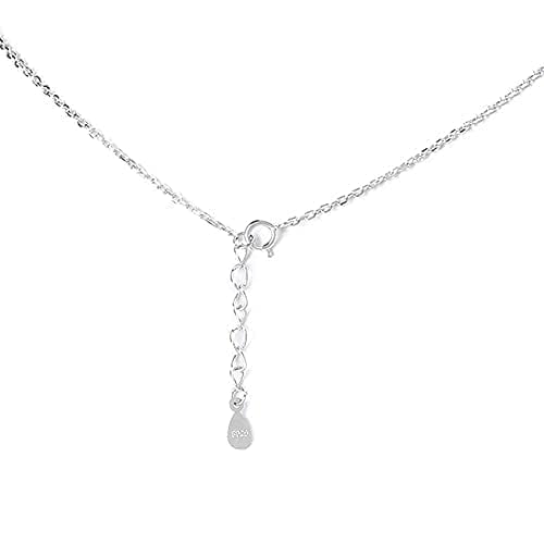 Swarovski Blue Heart Crystal 925 Sterling Chain