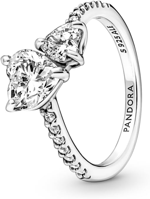 Pandora Heart Ring with Zirconia