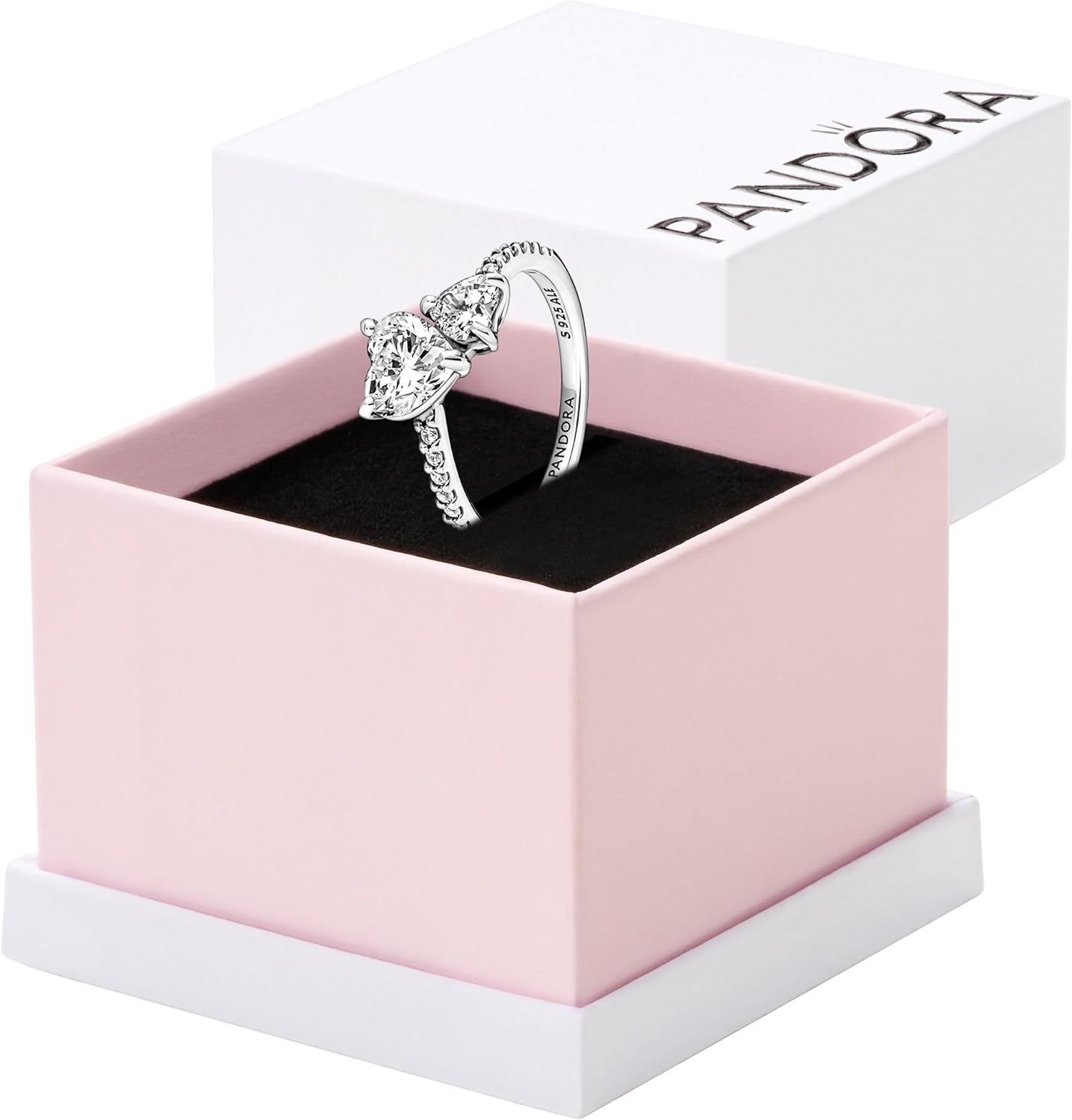 Pandora Heart Ring with Zirconia