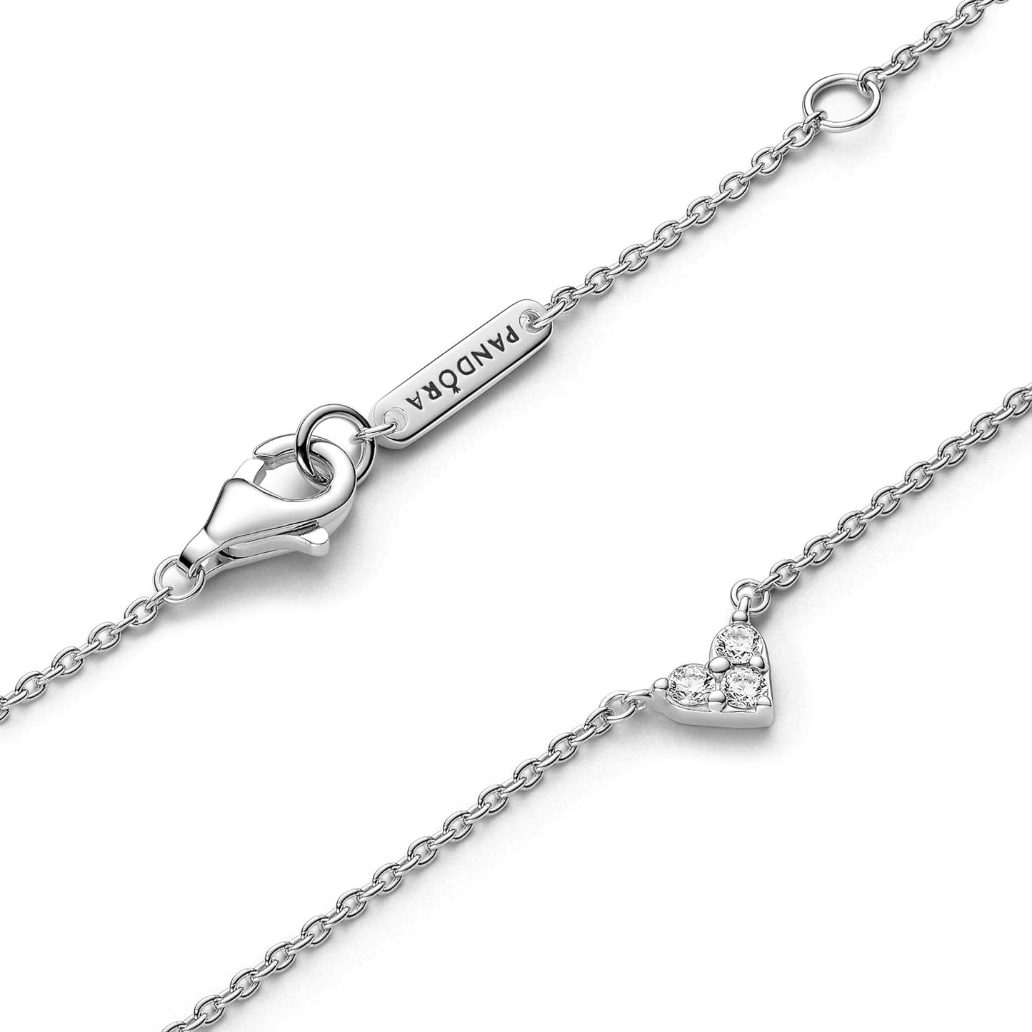 Sterling Silver Heart-Shaped Necklace